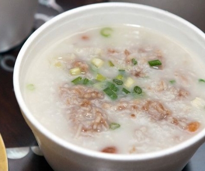 Cháo bò bằm 