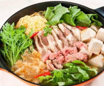 Lẩu bò thập cẩm