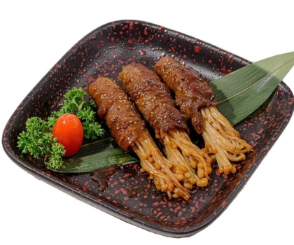 Bò cuộn nấm