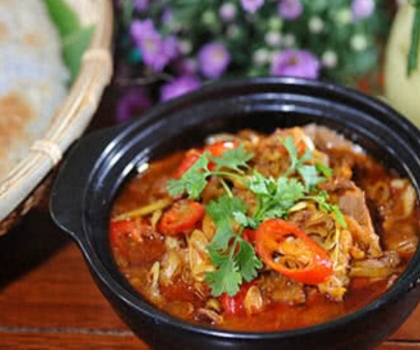 Bò kho sả cơm cháy