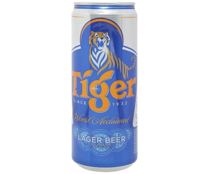 Bia tiger nâu lon