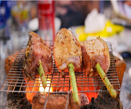 Bò Nướng Lụi Sả