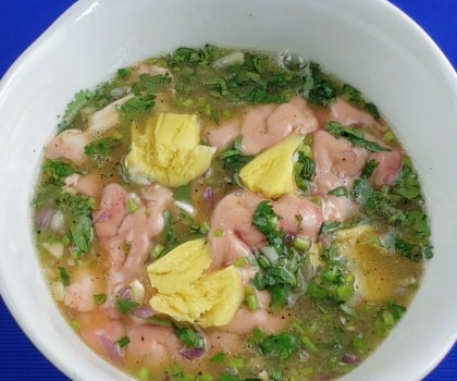 Óc bò hấp gừng